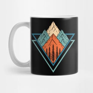 Nature Mountains Triangle Mug